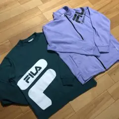 【新春価格】FILA トレーナー ジップアップ　2点セット