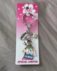 新品　ハワイ　HAWAII　キーホルダー　サンリオ　キティちゃん　クロミ