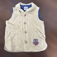 BRANSHES エリ付きノースリーブベスト
