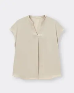 スキッパーシャツ ベージュ