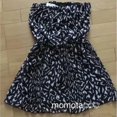 リエンダ  ワンピース シフォン 柄 チューブ　momota☺︎☺︎☺︎