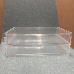 【Yamano様専用】無印良品 重なるアクリルケース２段引出・大 2個セット