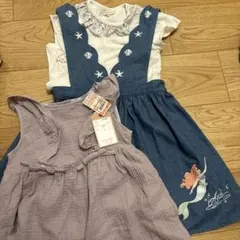 【120cm】アリエル　ワンピース　セット　パンパンチュチュ