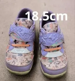 MOONSTAR　キャロット アニマル柄 パープルスニーカー