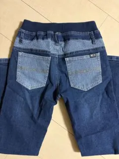 キッズ⭐︎デニムパンツ　ネイビー長ズボン150