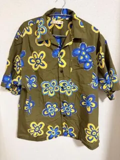 【中古】UNIQLO × MARNI オーバーサイズオープンカラーシャツ Lのサムネイル