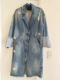 ZARA デニムジャケット　ロングコート