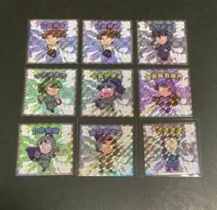 忍たま乱太郎 ファミマ ビックリマンチョコ ウエハース シール 9点セット