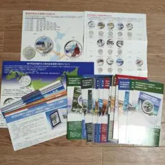 【229】地方自治法施行60周年記念千円銀貨幣 プルーフ貨幣セット関連資料のサムネイル