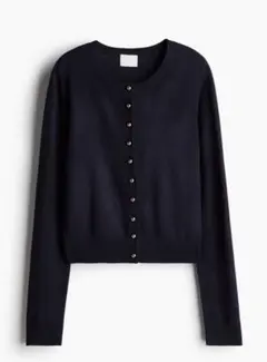 h&m エイチアンドエム ニットカーディガン ネイビー