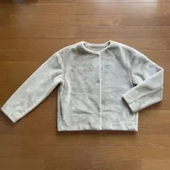 ユニクロ　スムースヤーンフリースノーカラージャケット