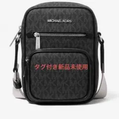 COACH シグネチャー 縦型ショルダーバッグブラックメッセンジャーユニ