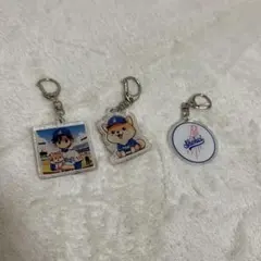 新品　ロサンゼルス・ドジャース　キーリングshoheiホワイト キーホルダー