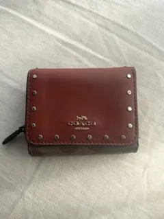 COACH 三つ折り財布 C3323 ブラウン系