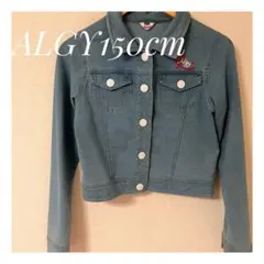 希少‼️ ALGY アルジー デニム風ジャケット ジージャン Gジャン 140
