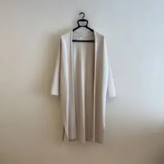 GU ロングカーディガン ベージュ S 羽織り 体型カバー