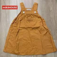 現行品　美品　ミキハウス ジャンパースカート　90