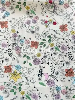 迪士尼布料（美女與野獸貝兒_原色）