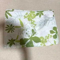 間仕切りカーテン / 幅60-110×丈200cm グリーン 花柄のサムネイル