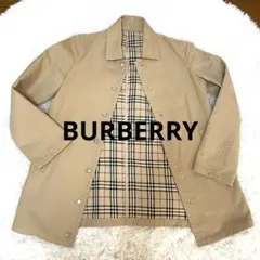 BURBERRYブルーレーベル　ノバチェック裏地ジャケット　ベージュ38