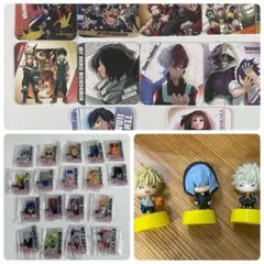 僕のヒーローアカデミア フィギュア3体セットとカード、アクスタセット