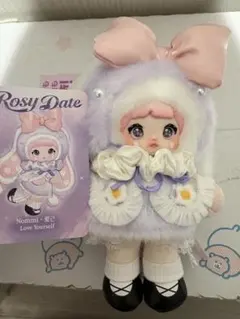 Nommi Rosy コレクション　吊下 愛己　パープル　紫　ぬいぐるみ