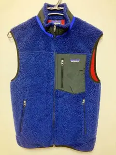 【希少】パタゴニア レトロX ベスト ネイビー×レッド S 2015年製 美品