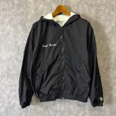 USA製 BOATHOUSE 中綿ナイロンジャケット 黒 M ゆるダボメンズ古着