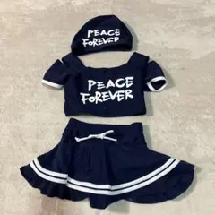 PEACE FOREVER 水着セット ネイビー