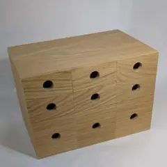 無印良品 木製小物収納３段、６段 計2個 オーク材 縦横両方使用可能 美品