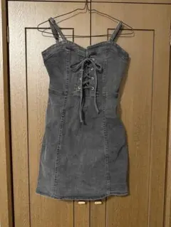 デニム キャミワンピース