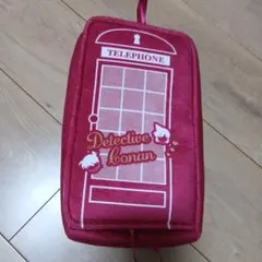 コナン　公衆電話　ティッシュケース　カバー