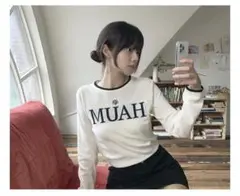 MUAHMUAH ムアムア　トップス　サマーニット　ニット