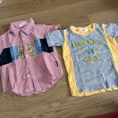 （値下げ）PERSON'S KIDS 半袖シャツ サイズ80 （2枚セット）のサムネイル