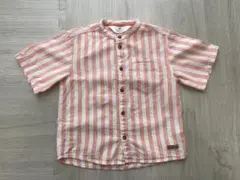 H&M キッズ　ストライプ 半袖シャツ