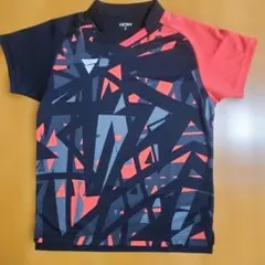 美品VICTAS 幾何学模様 ユニフォーム S 黒/赤