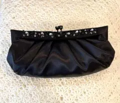 【美品】ビジュー付き✨クラッチバッグ