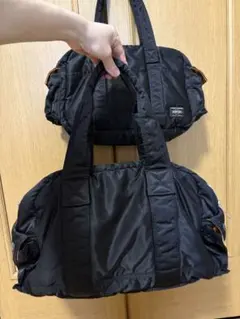 A492【美品】ポーター／タンカー ボストンバッグ ダッフル ナイロン
