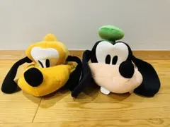 プルートとグーフィーのファンキャップ　セット