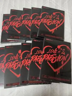 WEi CD アルバム　LOVEpt.2 PASSION 新品未開封　10枚