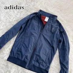 アディダス ウインドブレーカー160 ネイビー CLIMASTORM 裏フリース