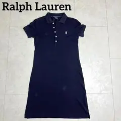 Ralph Lauren sport ネイビー ポロシャツワンピース 半袖