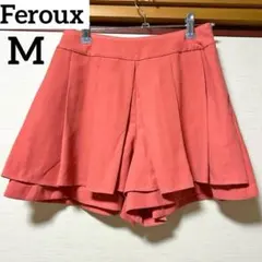☆美品☆ Feroux フレアキュロットスカート オレンジ リボン フェルゥのサムネイル