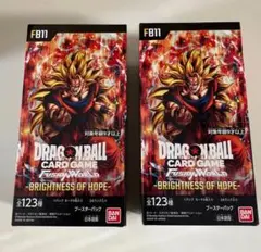 ドラゴンボールフュージョンワールドFB09 2BOX (プロモ4コ付) テープ付