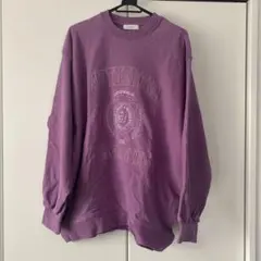 PAGEBOY パープル オーバーサイズ トレーナー Fのサムネイル