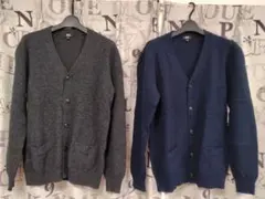 ☆　ユニクロ　UNIQLO　セーター　カーディガン　２枚セット　サイズL　☆