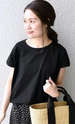 【美品】SHIPS Days STANDARD　ソフトコットンクルーネックTEE