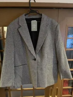 H&M 千鳥柄 ジャケット（L）新品未使用品のサムネイル