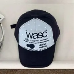 wasc ロゴプリント キャップ