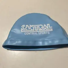ザバスCENTRAL SPORTS 水泳帽 Lサイズ 水色